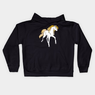 A very nice horse and pony dressage Kids Hoodie